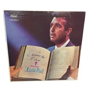 Vintage 1962 Nearer The Cross Tennessee Ernie Ford Music LP Vinyl Record